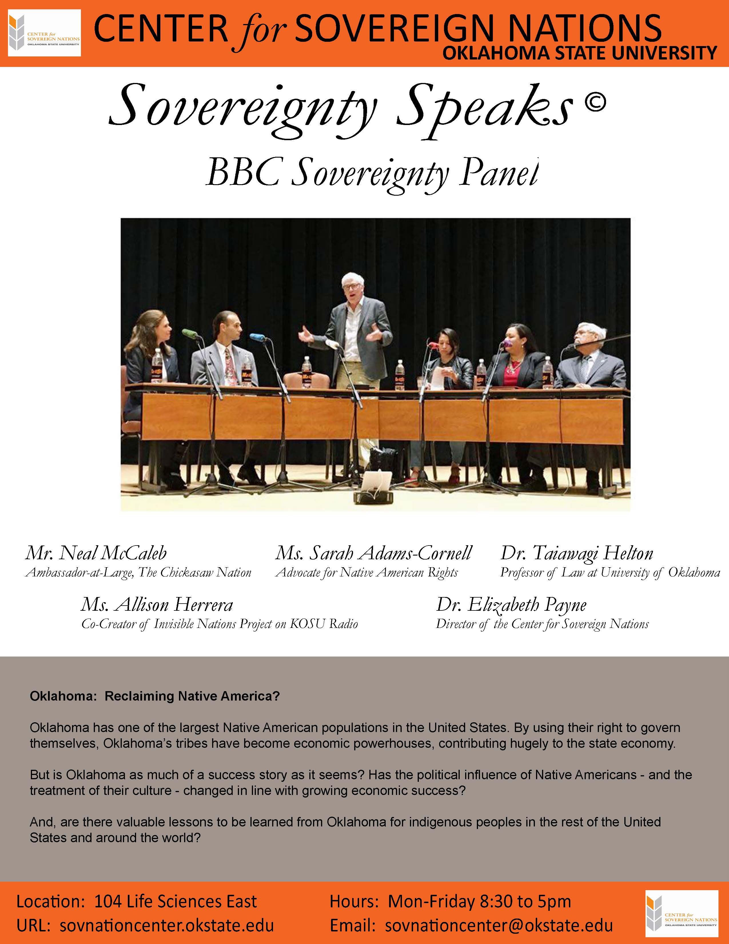 Full bio for Sovereignty Speaks #5 speaker Full bio for Sovereignty Speaks #5 speaker